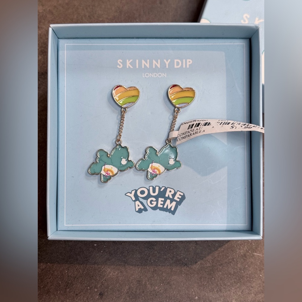 Skinnydip London Heart and Cloud Earrings “CARE BEARS”